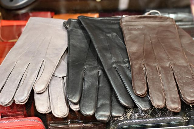 skórzane rękawiczki męskie